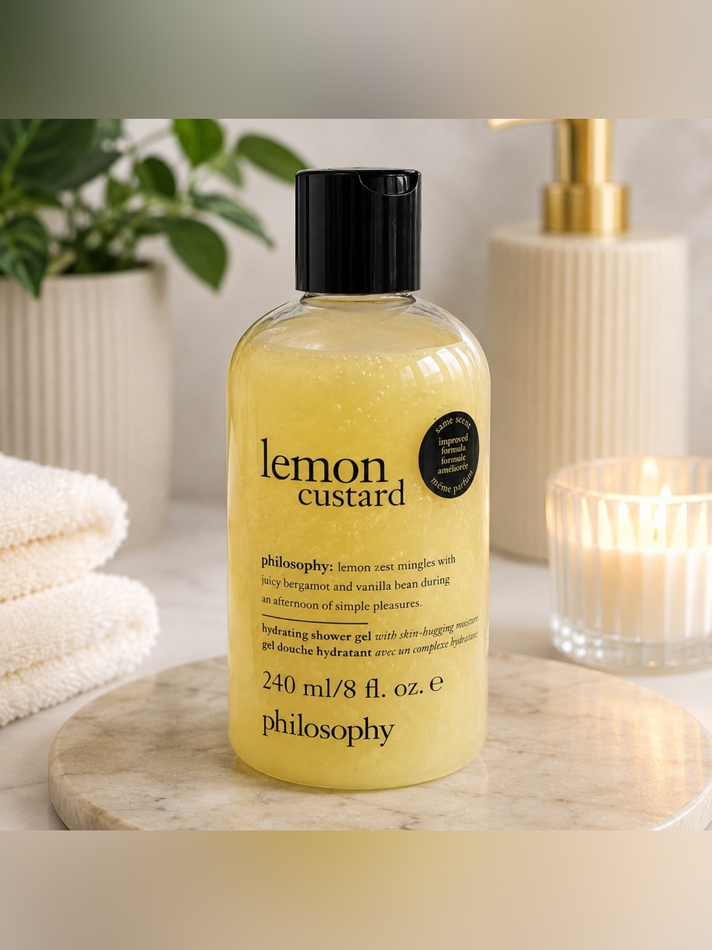 Philosophy Lemon Custard Hydrating Shower Gel – 8 oz